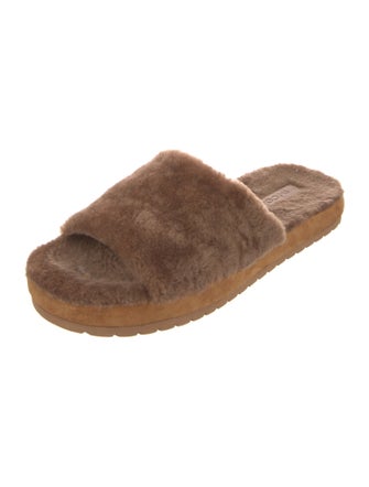 Vince Shearling Slides