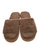 Vince Shearling Slides