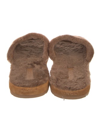 Vince Shearling Slides
