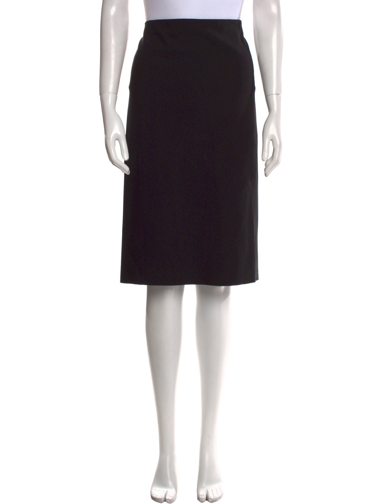 Vince Cutout Accent Knee-Length Skirt
