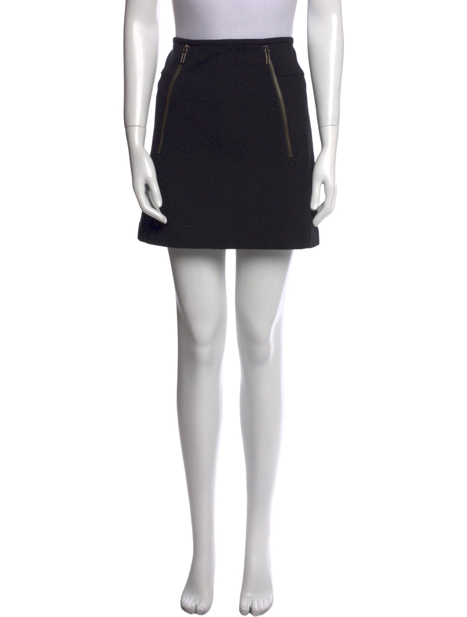 Vince Grosgrain Trim Mini Skirt