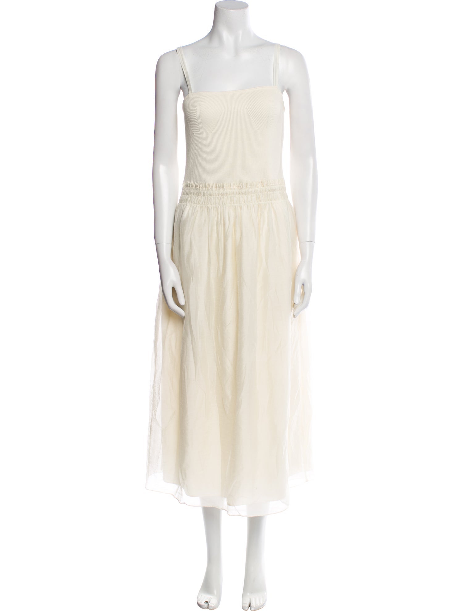 Vince Square Neckline Long Dress