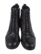 Vince Leather Combat Boots
