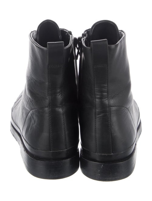 Vince Leather Combat Boots