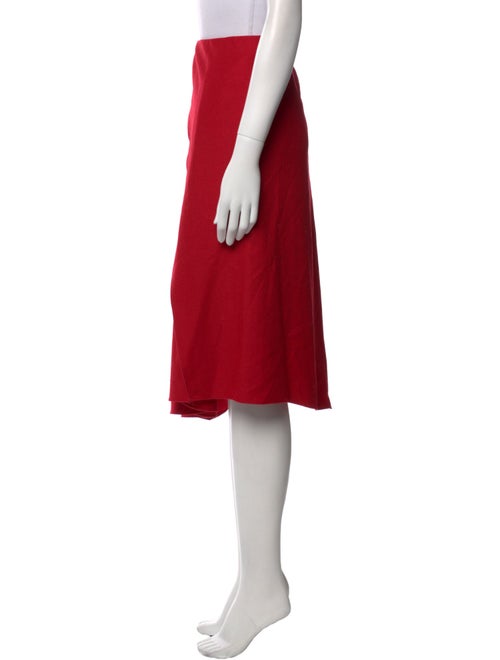 Vince Ruffle Embellishment Midi Length Skirt