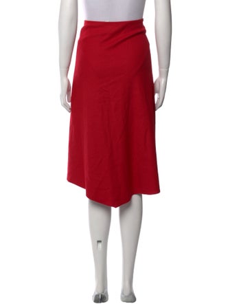 Vince Ruffle Embellishment Midi Length Skirt