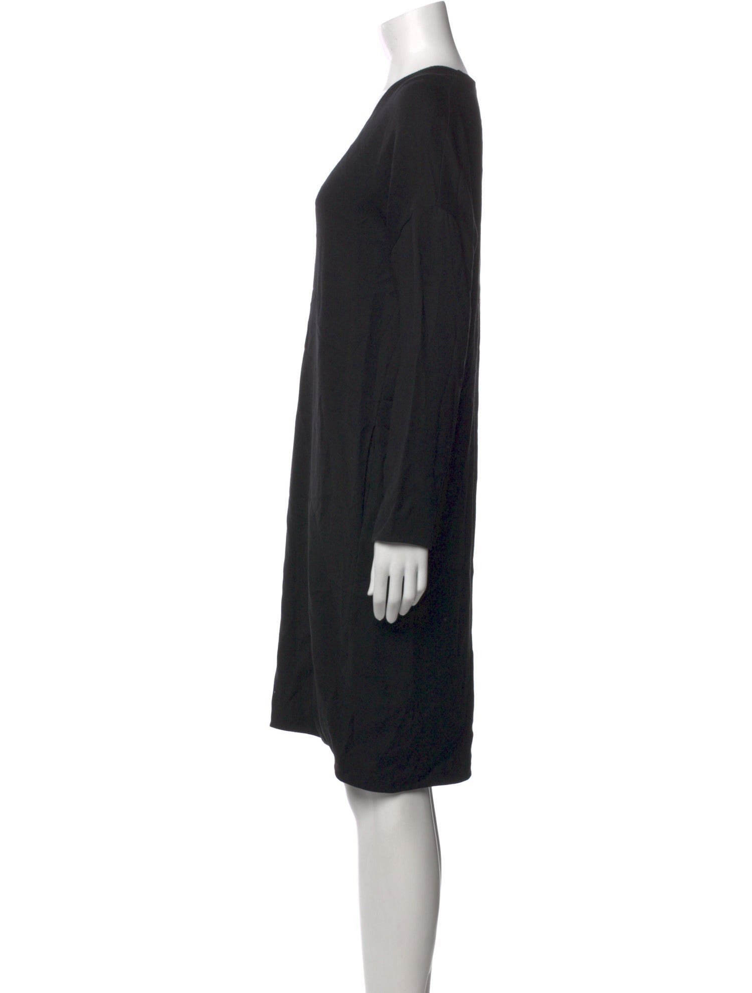 Vince V-Neck Knee-Length Dress