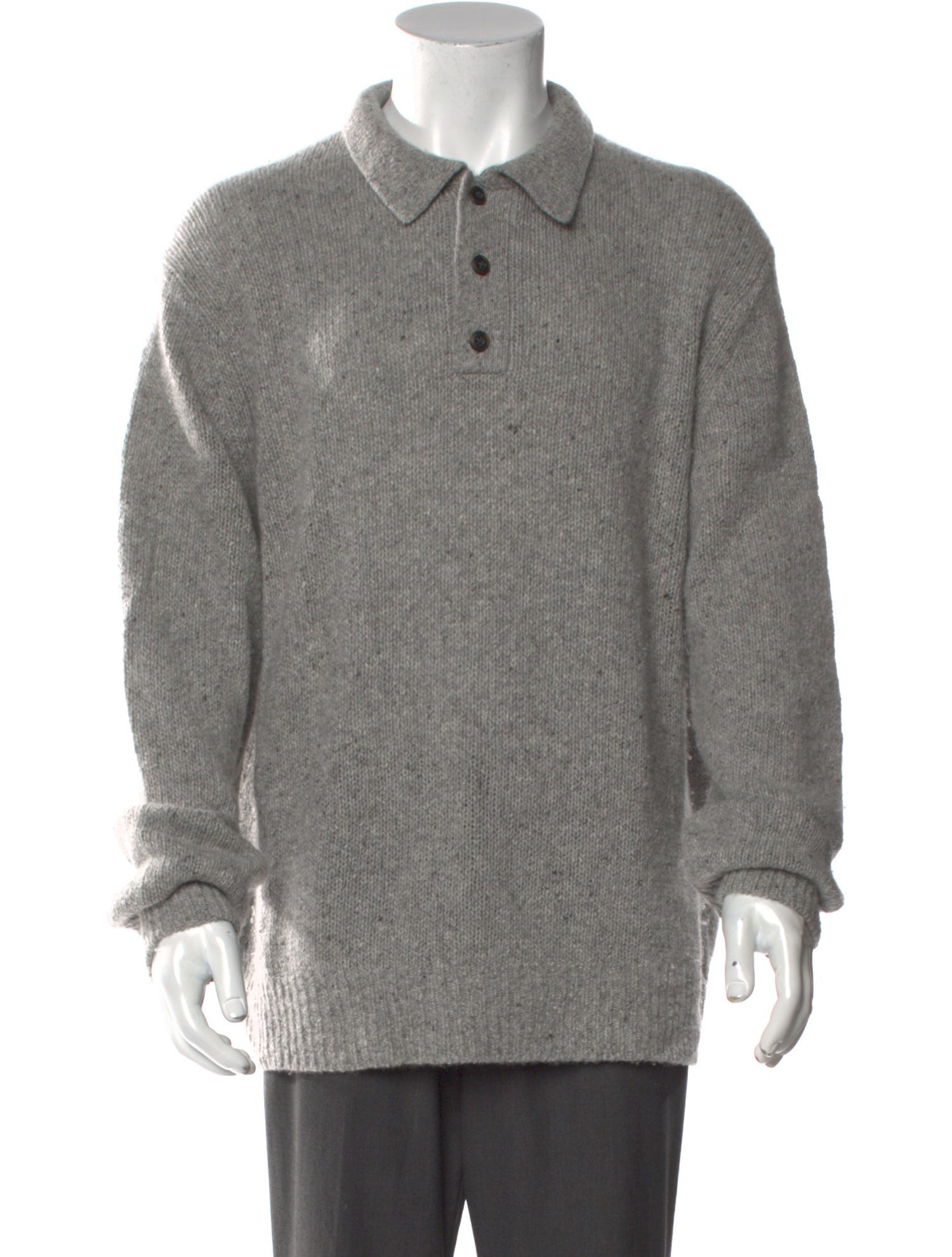 Vince Cashmere Collar Polo Sweater