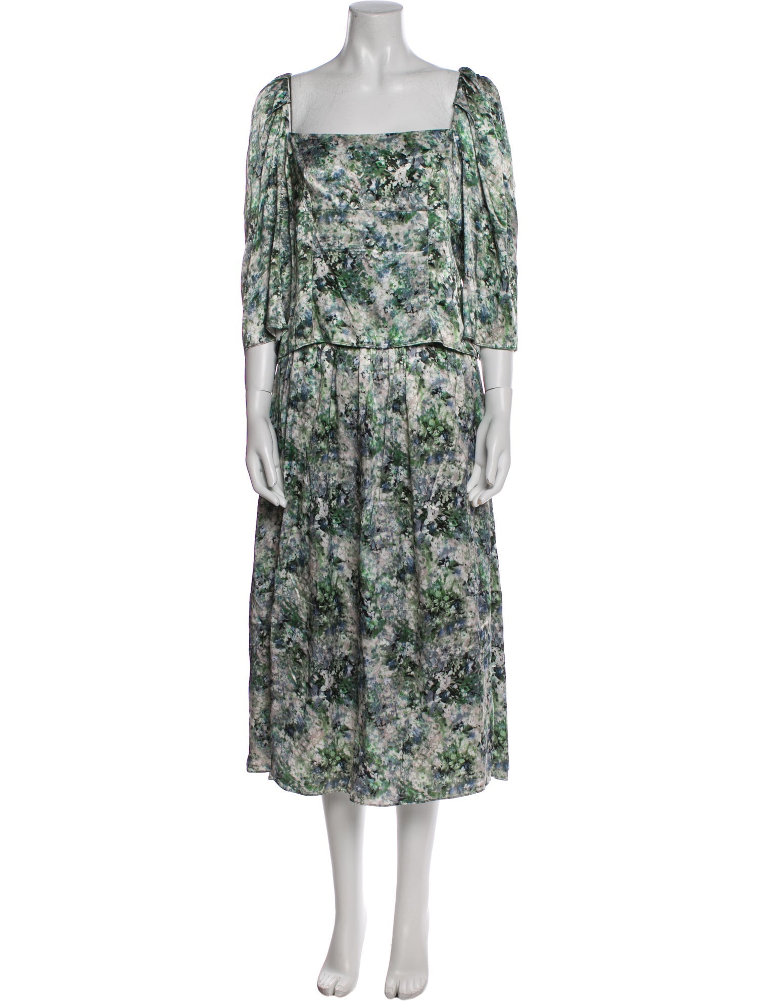 Vince Printed Skirt Set