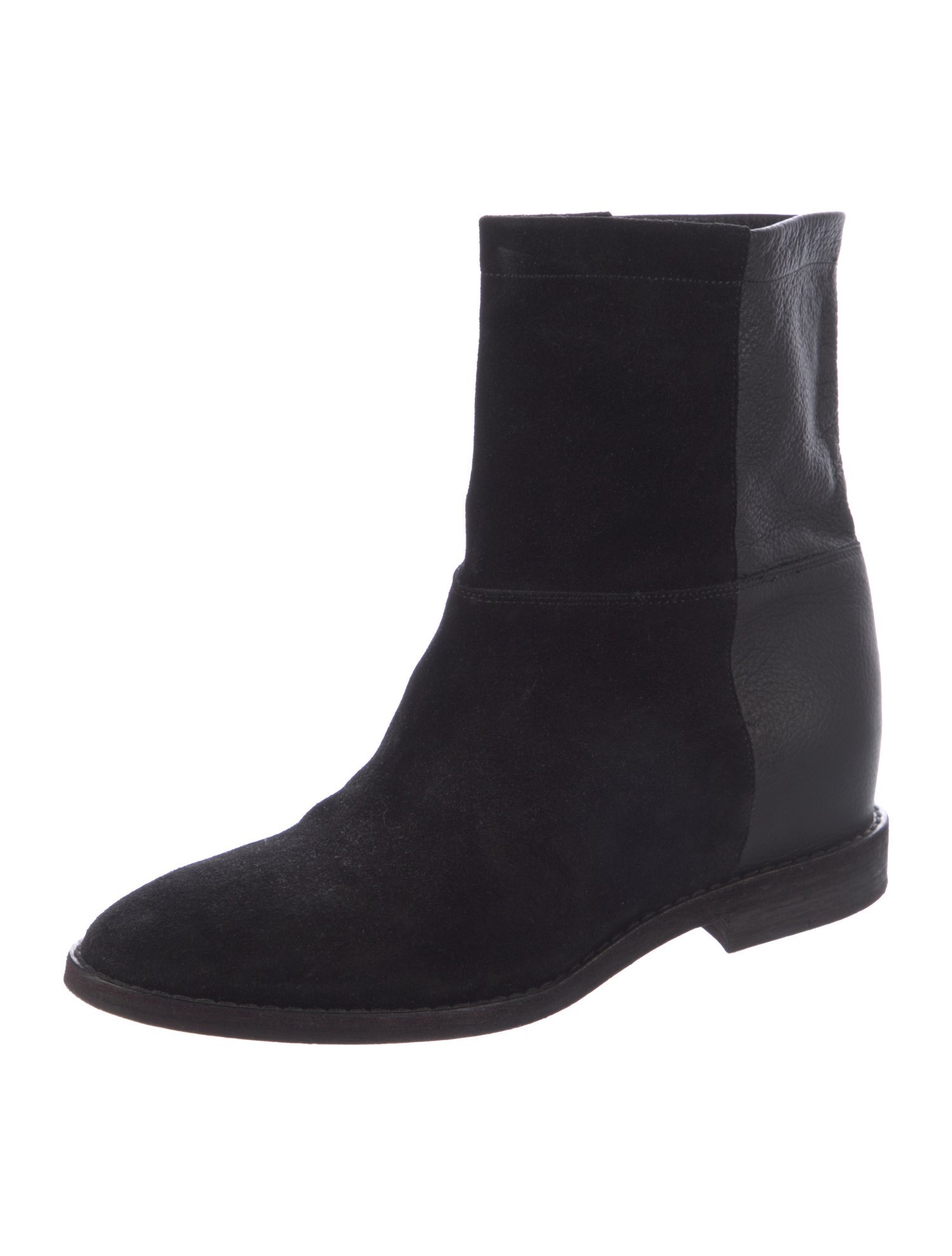 Vince Suede Moto Boots