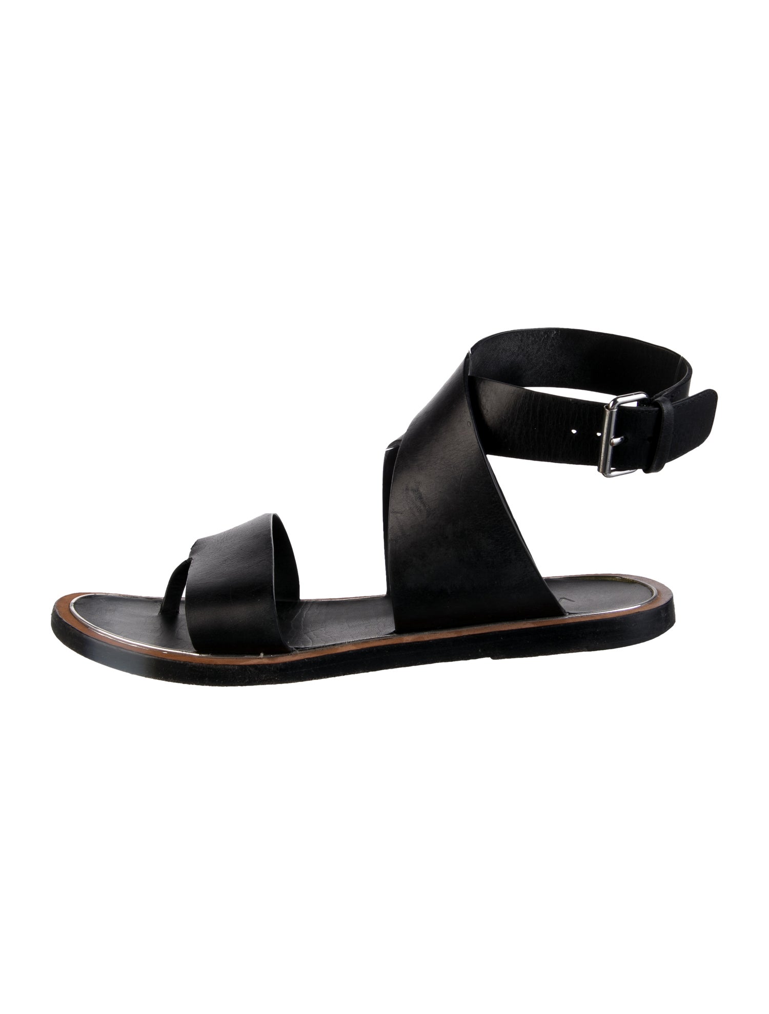 Vince Leather Slingback Sandals