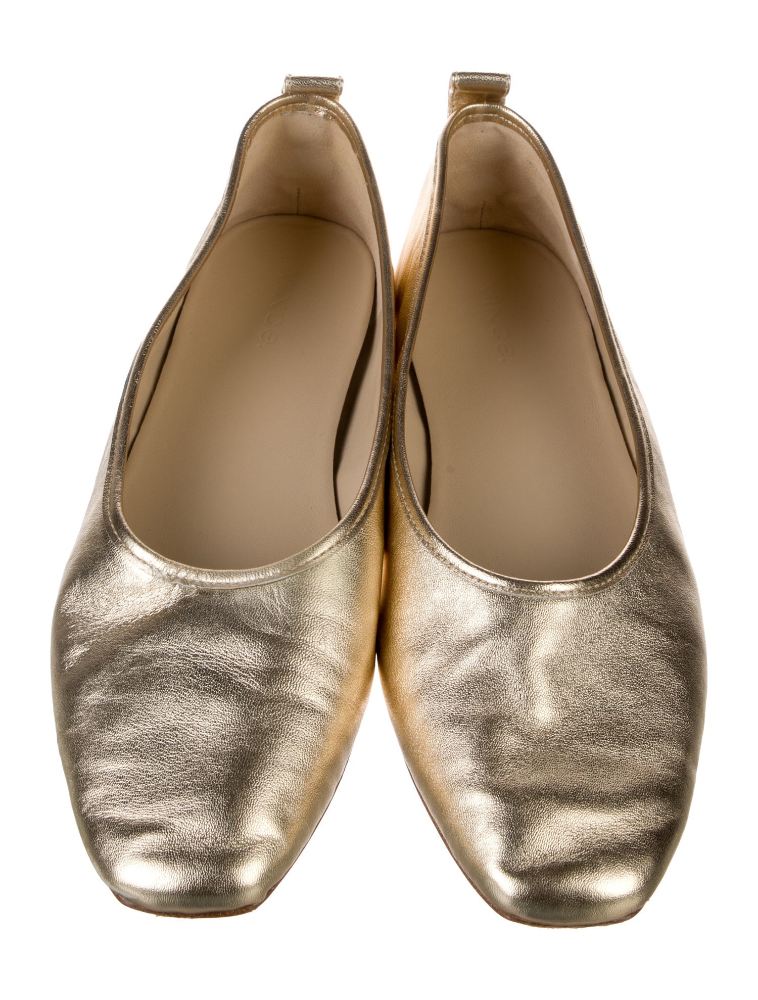 Vince Leather Ballet Flats