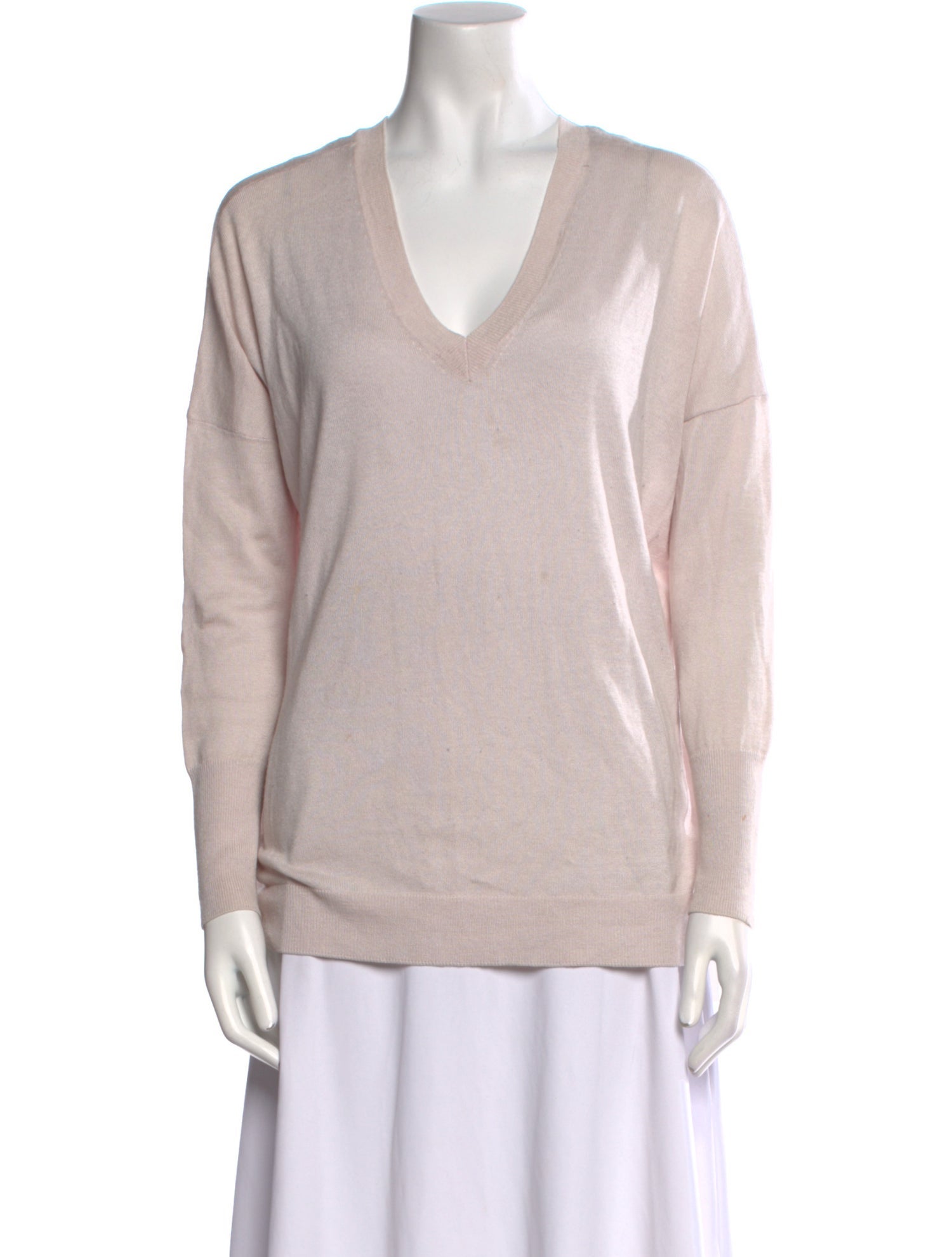 Vince Silk V-Neck Sweater