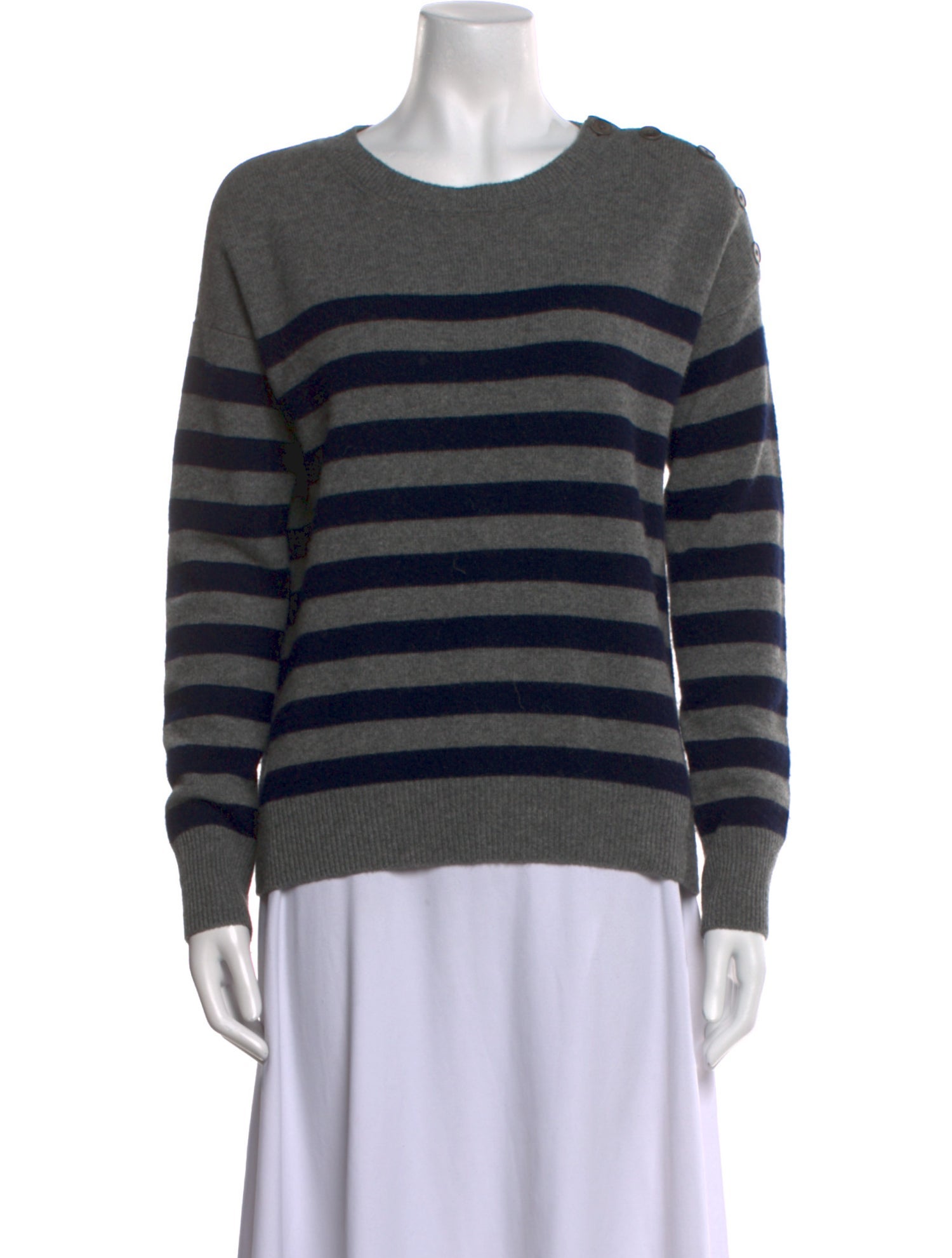 Vince Cashmere Striped Sweater