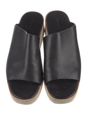 Vince Leather Slides