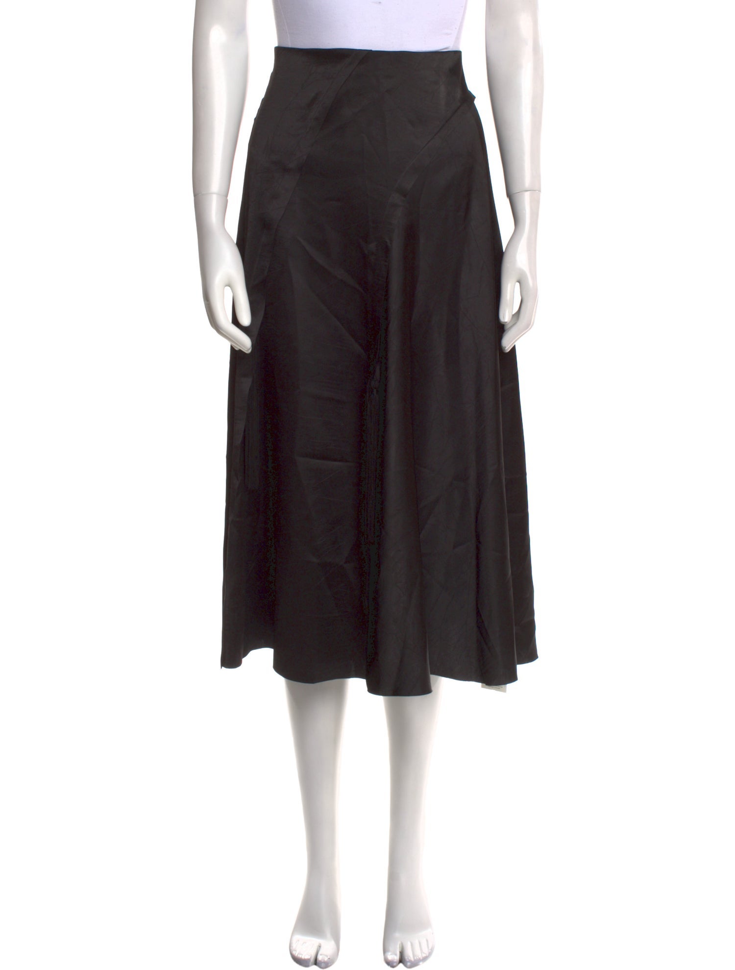 Vince Tassel Accents Midi Length Skirt