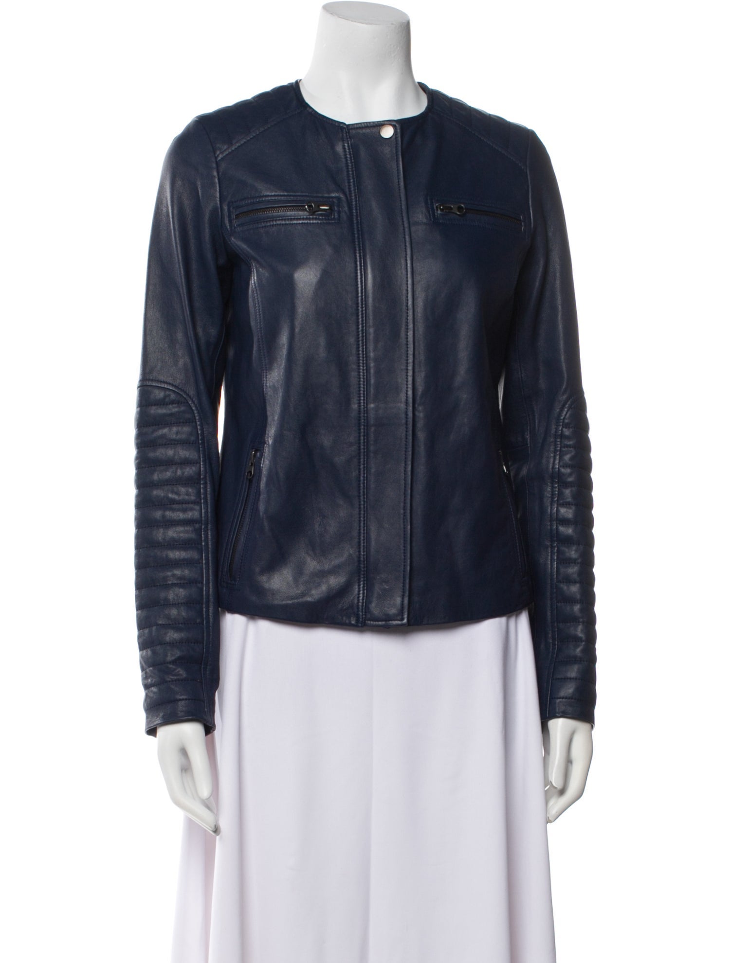 Vince Leather Biker Jacket