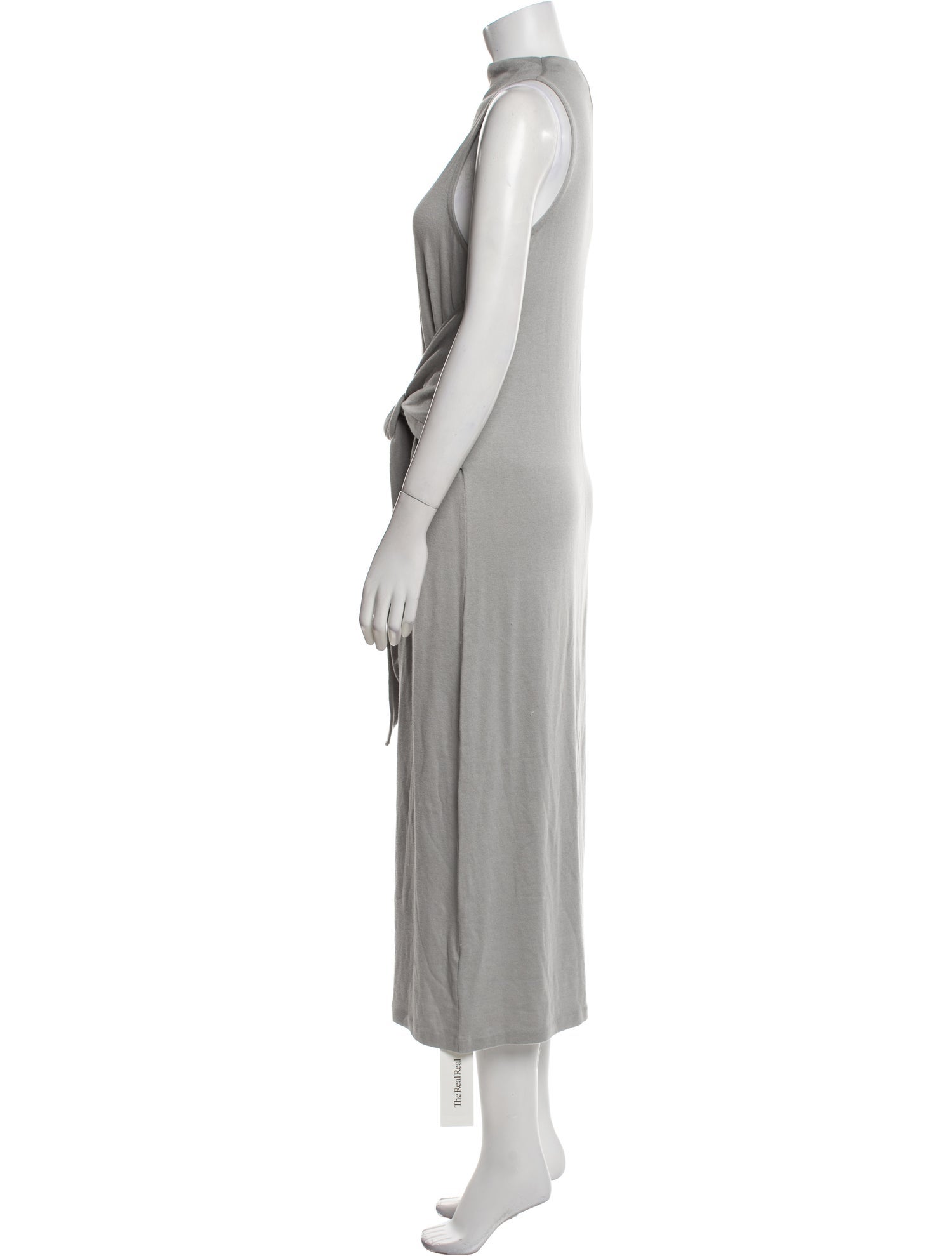 Vince Mock Neck Midi Length Dress