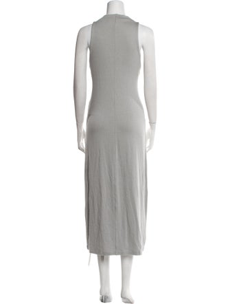 Vince Mock Neck Midi Length Dress