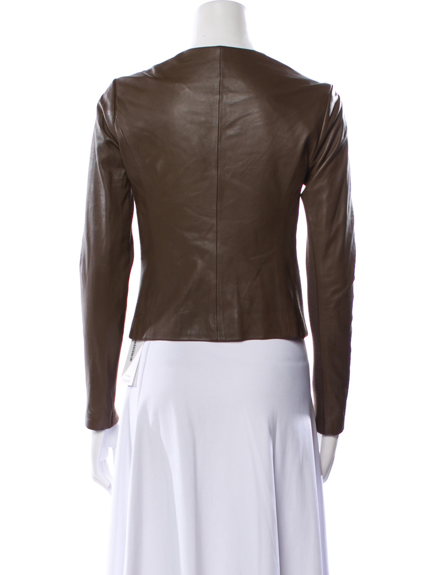 Vince Lamb Leather Biker Jacket