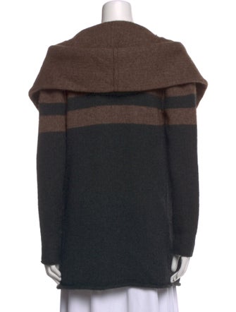 Vince Striped Open Front Sweater