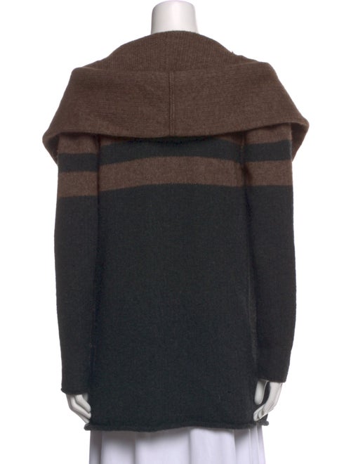 Vince Striped Open Front Sweater