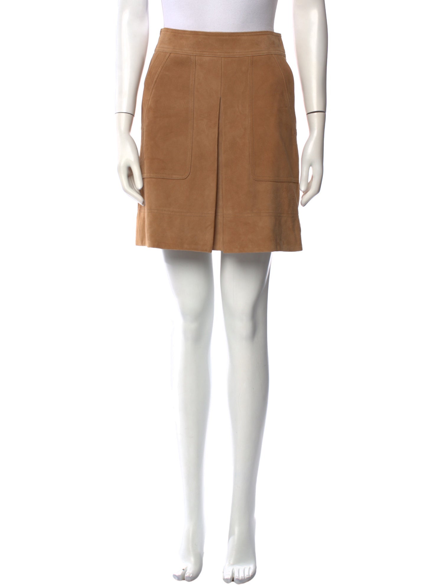 Vince Goat Leather Mini Skirt w/ Tags