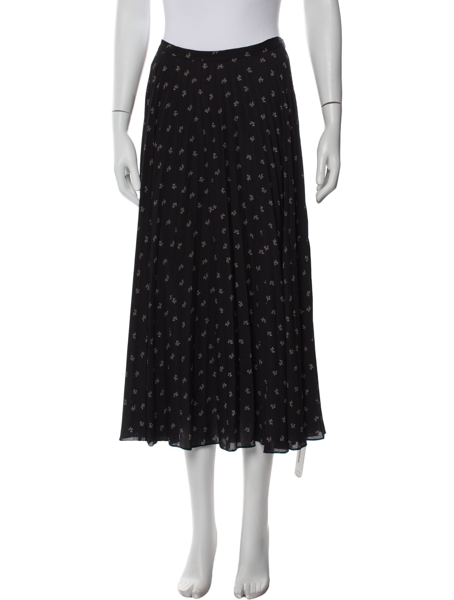 Vince Printed Midi Length Skirt