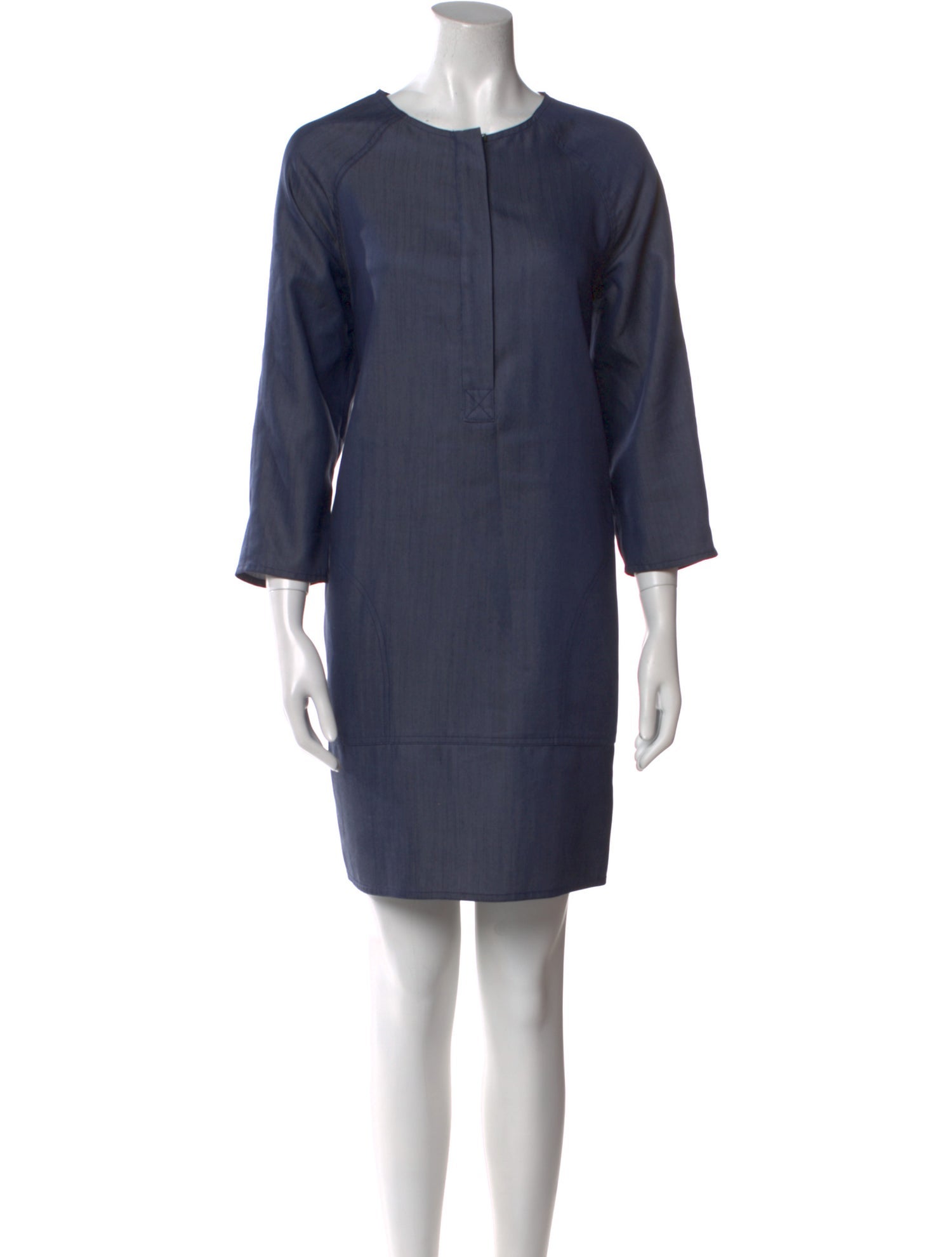 Vince Crew Neck Mini Dress