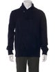 Vince Wool Mock Neck Polo Sweater