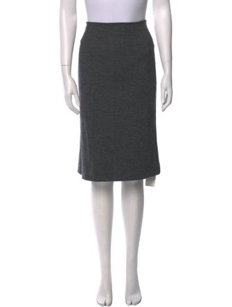 Vince Wool Knee-Length Skirt