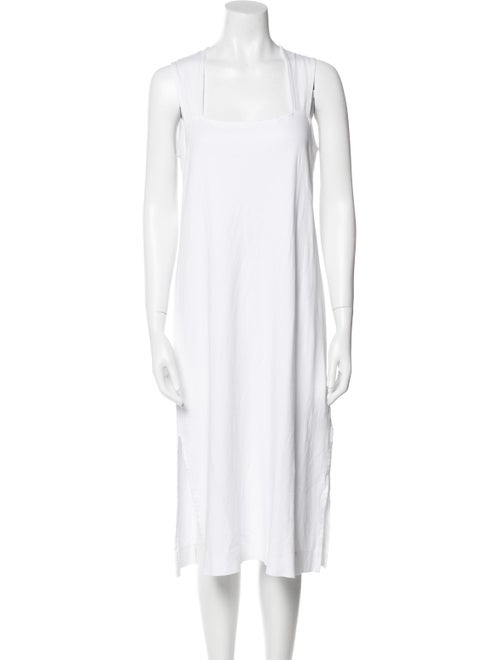 Vince Square Neckline Midi Length Dress