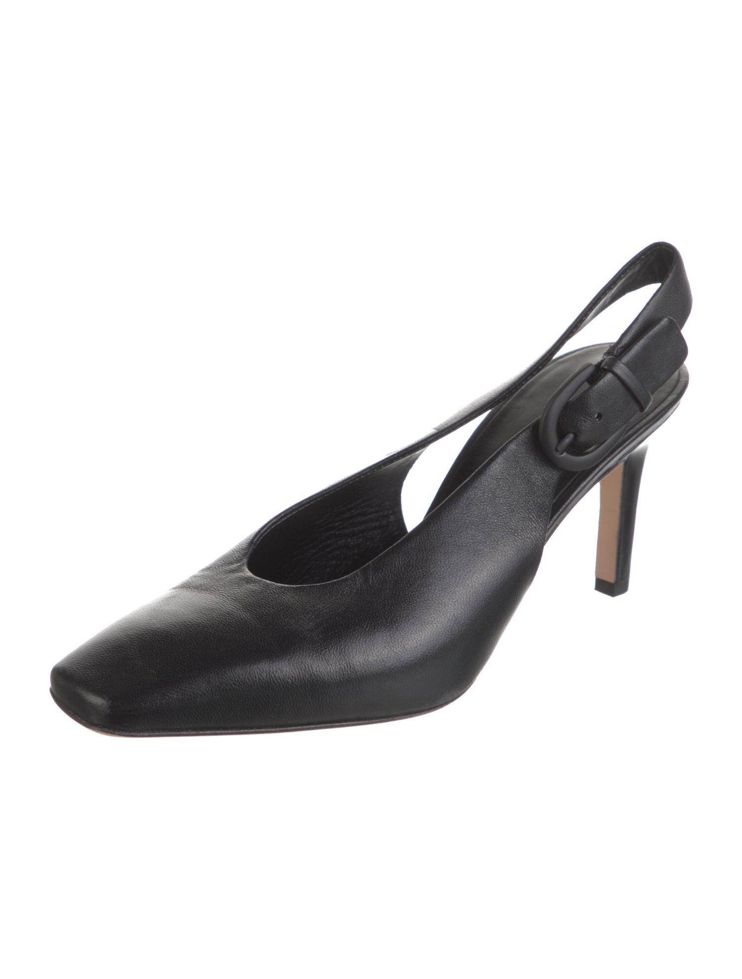 Vince Leather Slingback Pumps