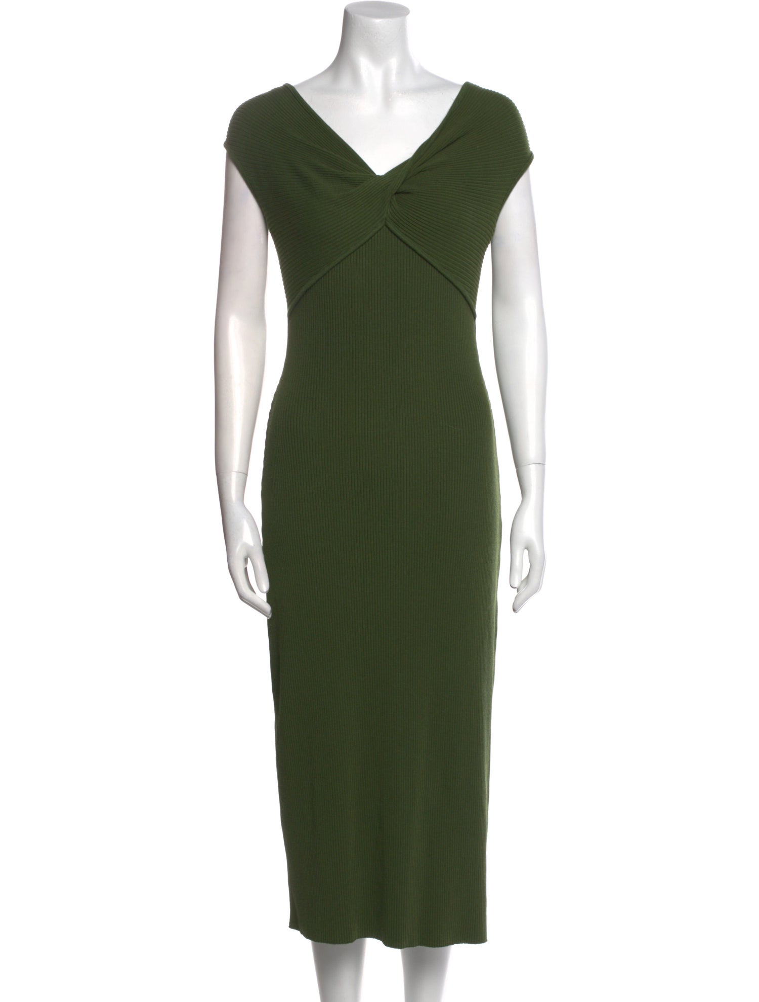 Vince V-Neck Midi Length Dress