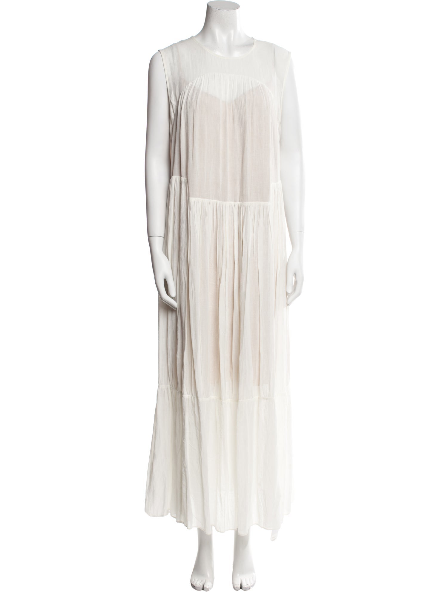 Vince Crew Neck Long Dress