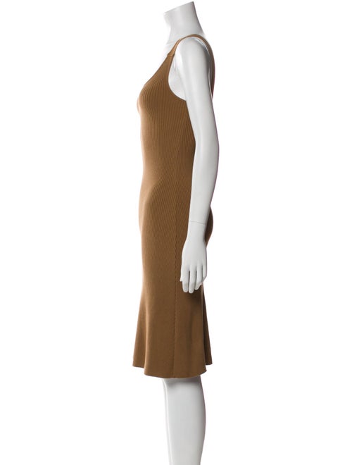 Vince Scoop Neck Knee-Length Dress