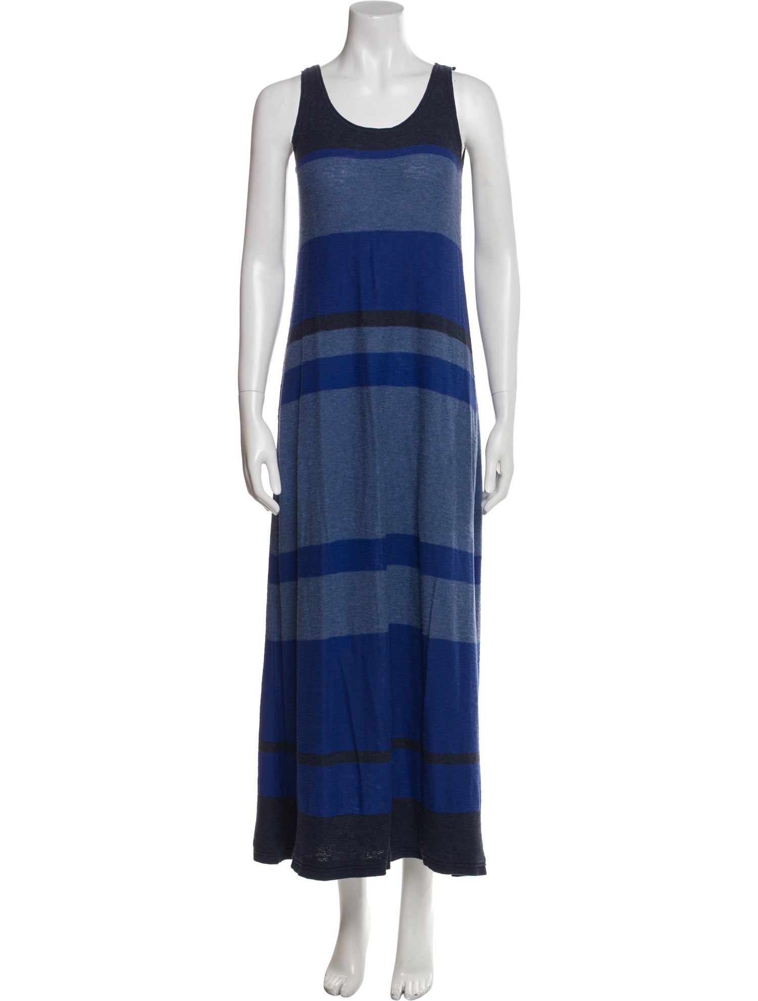 Vince Striped Long Dress