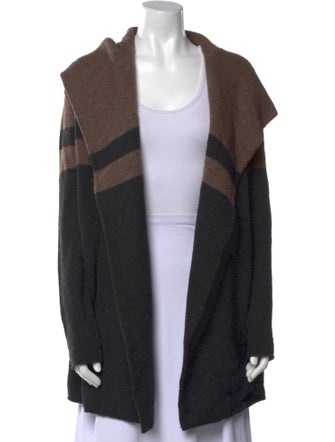 Vince Wool Colorblock Pattern Sweater