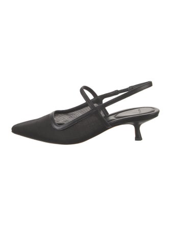 Vince Leather Slingback Pumps