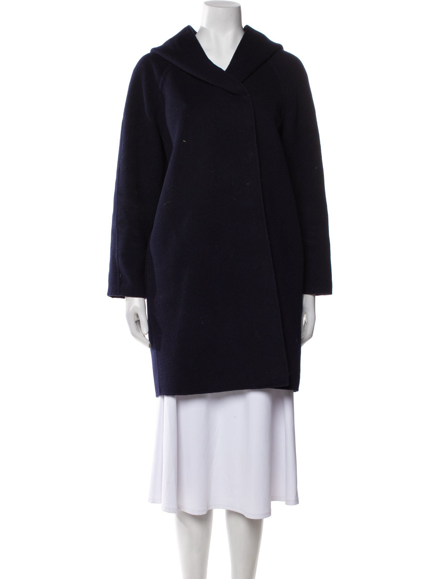 Vince Wool Faux Fur Coat