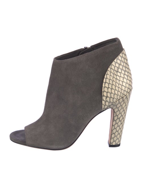 Vince Suede Animal Print Boots