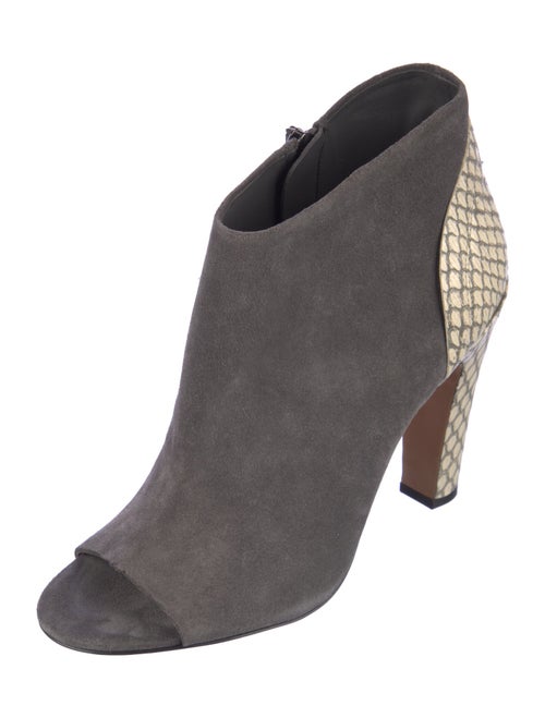 Vince Suede Animal Print Boots