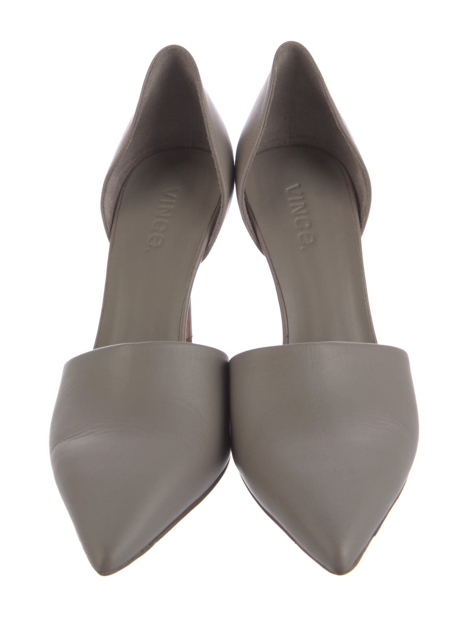 Vince Leather D'Orsay Pumps