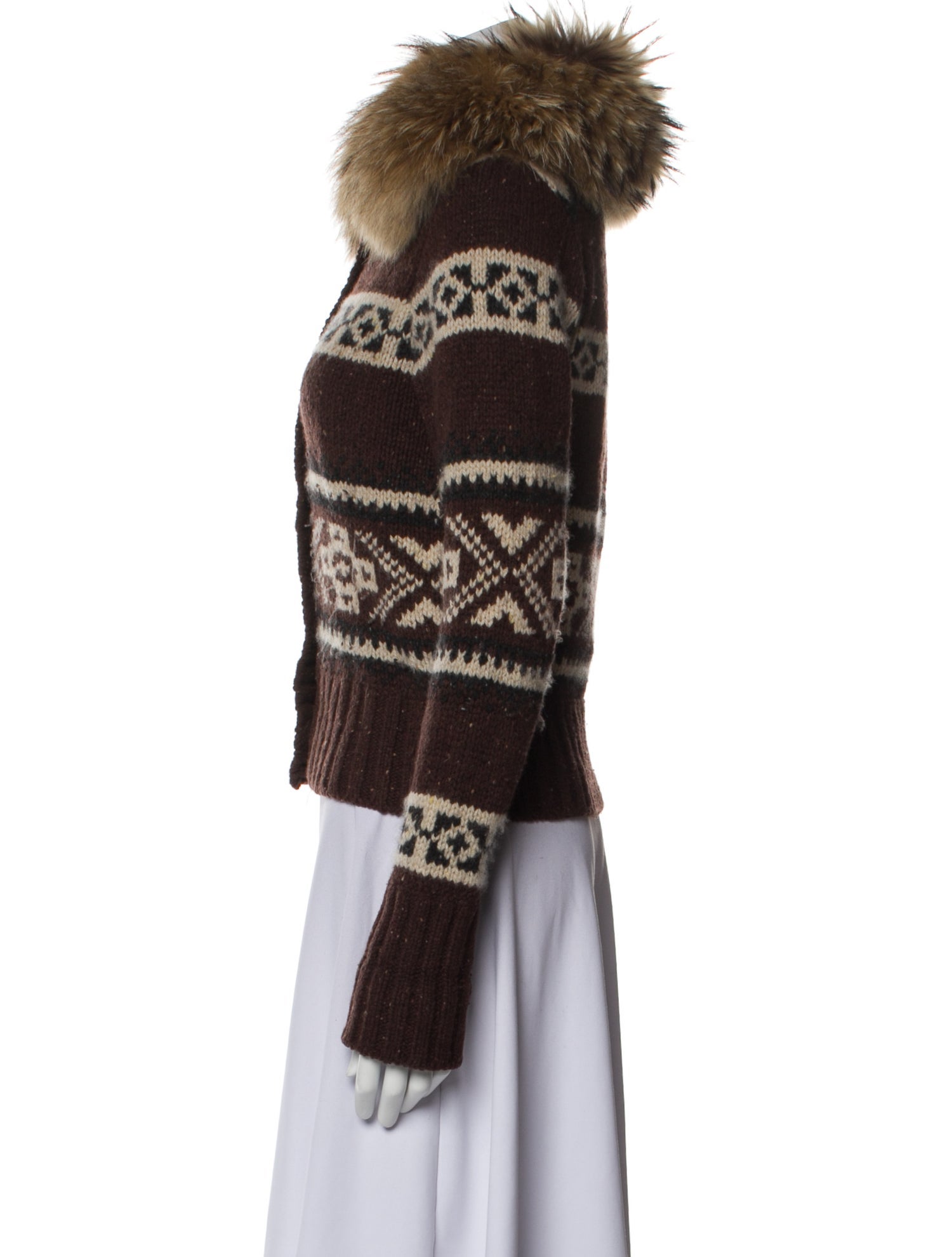 Vince Cashmere Printed Sweater