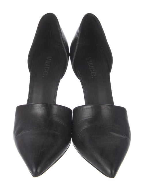 Vince Leather D'Orsay Pumps