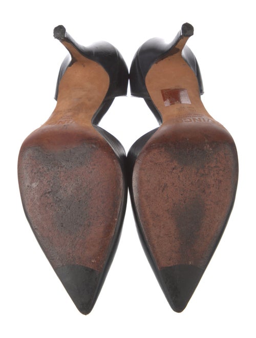 Vince Leather D'Orsay Pumps
