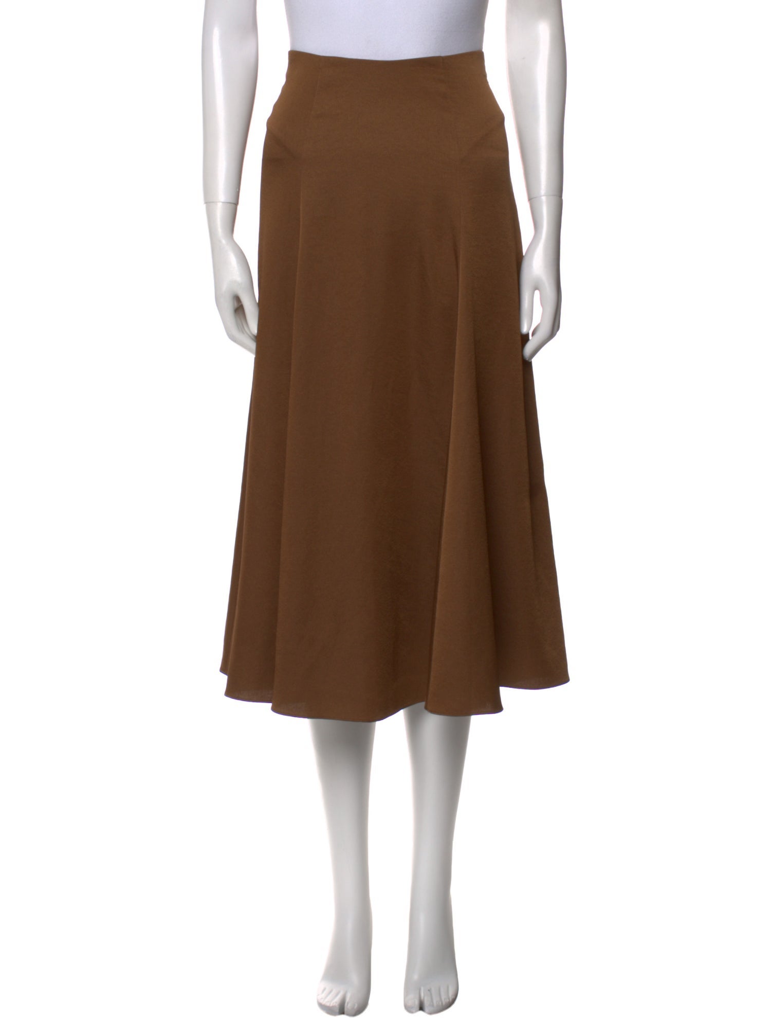 Vince Ruffle Embellishment Midi Length Skirt