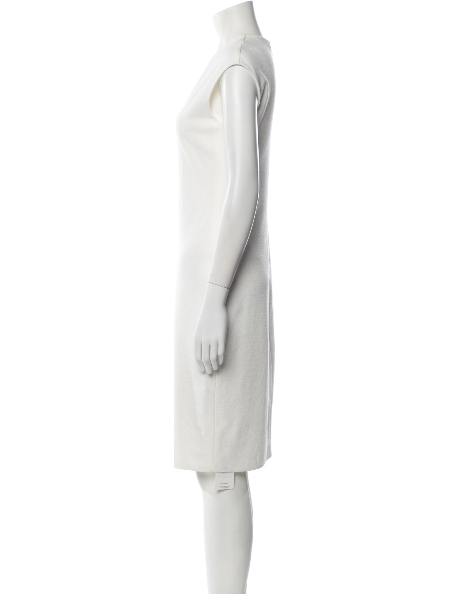 Vince V-Neck Knee-Length Dress