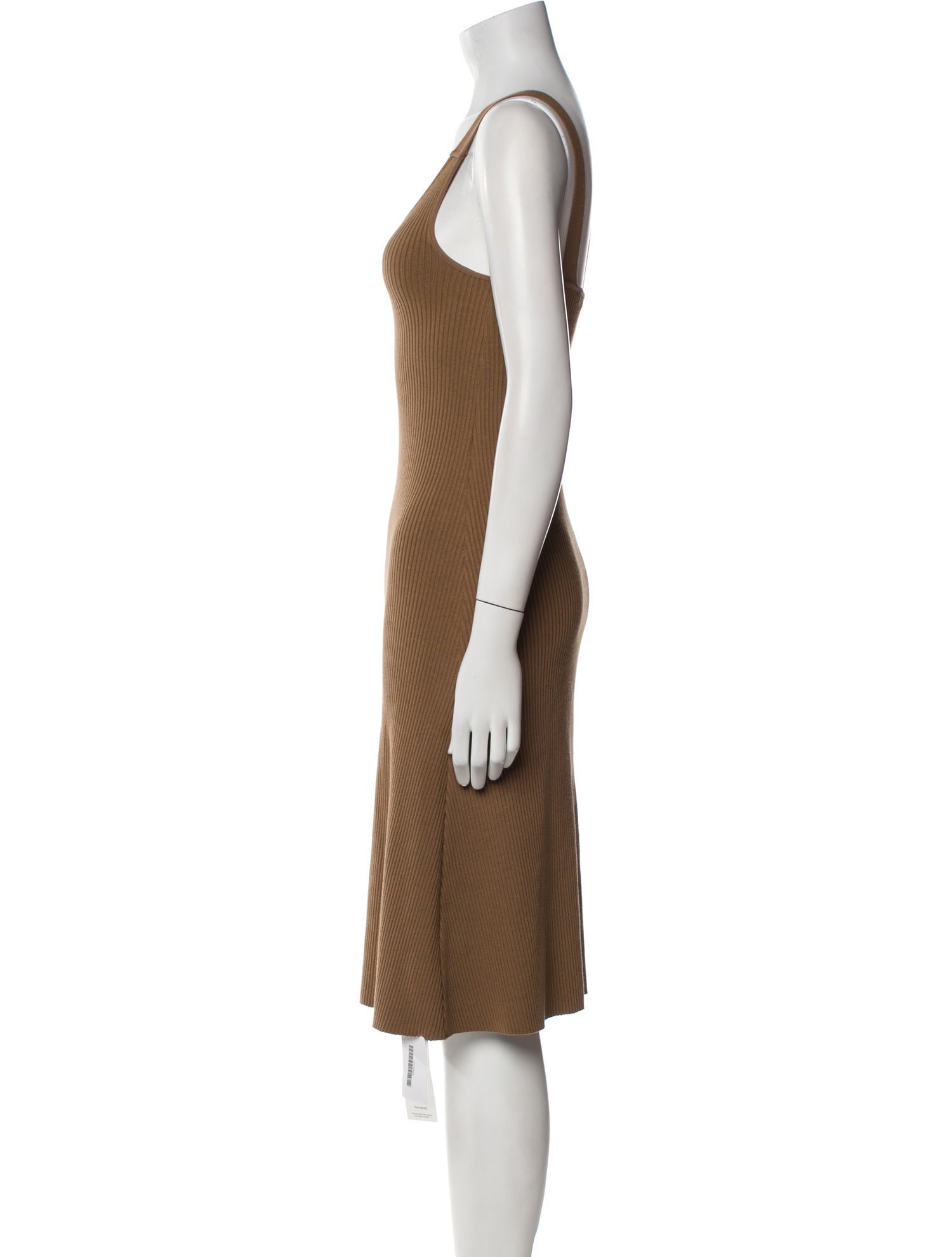 Vince Scoop Neck Knee-Length Dress