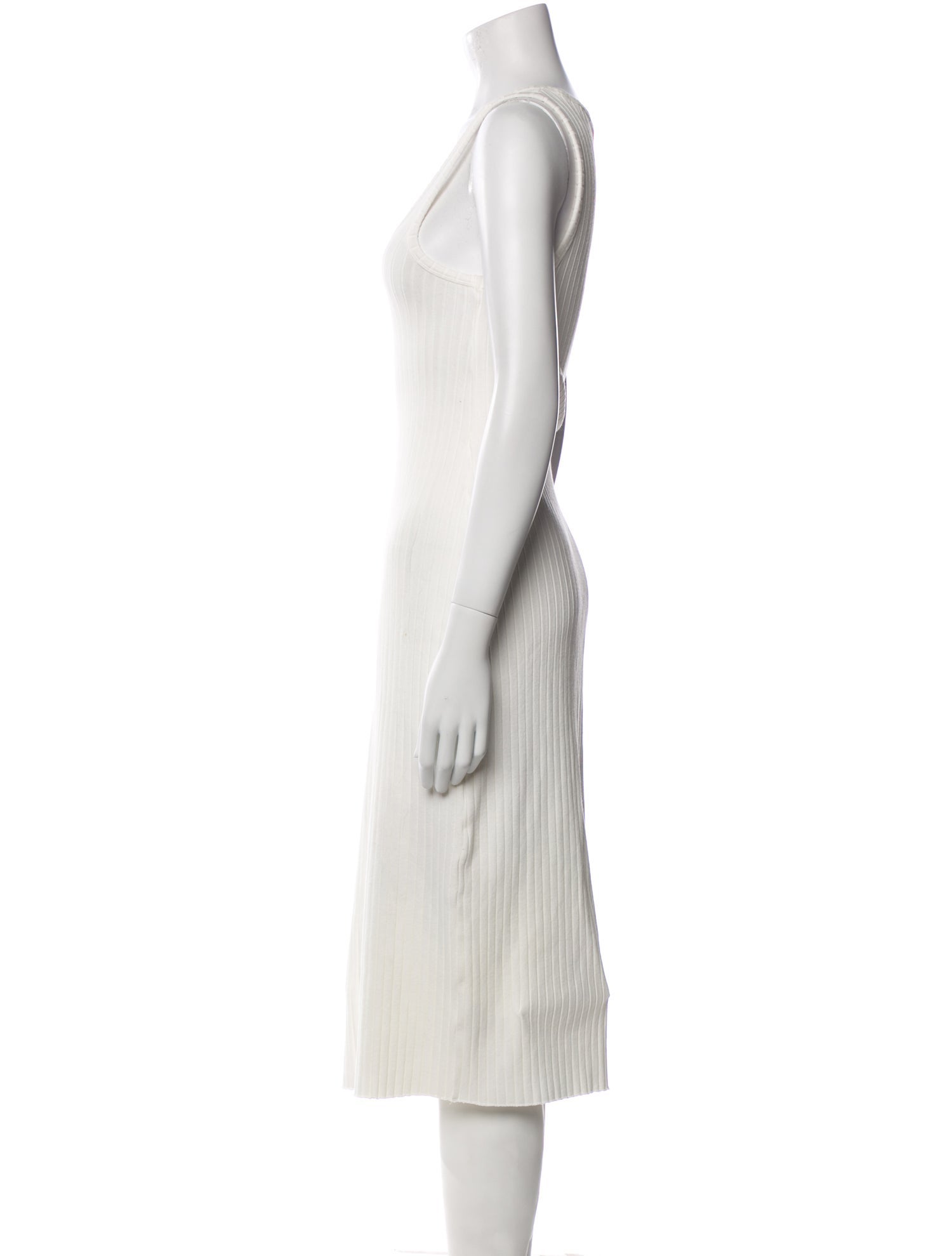 Vince Scoop Neck Midi Length Dress